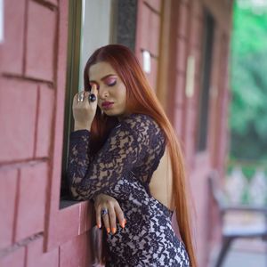 Lace Open back Dress