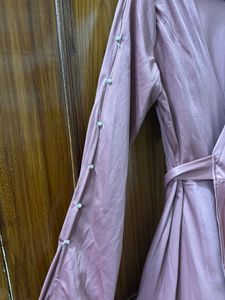 New trendy Open dress with belt
