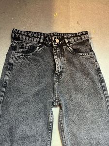 Straight Fit Charcoal Jeans