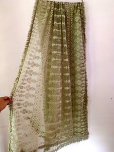 Heavy Silk Ethnic Gown With Embroidery Net Dupatta