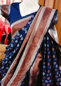 Beautiful Saree With Blouse ❤️