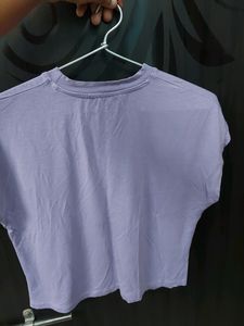 Purple Crop Tshirt