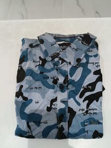Cool Camo Print Shirt