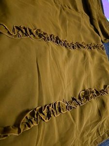 Brown Collar Neck Top