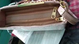 Elegant Mauve Handbag