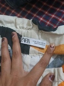 Zara Patterned Summer Shorts