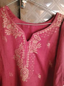 Suit With Stole