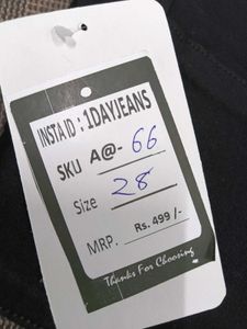 A@66 Size-28 Slim Jeans