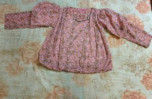 Floral Puff Sleeve Top 💗