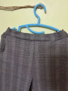 Plaid Pull-On Pants