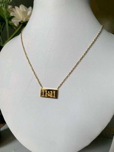 11:11 Gold Antiturnish Necklace