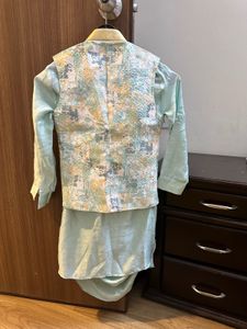 Kora Party Wear Kurta Set For 6 Year Old Boy.