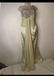 Elegant One-Shoulder Gown