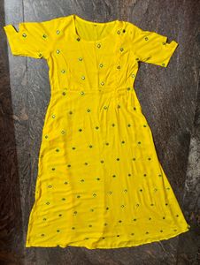 Yellow Kurti For Women