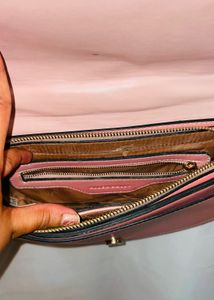 Big Brand Shimmer Pink Allen Solly Sling Bag