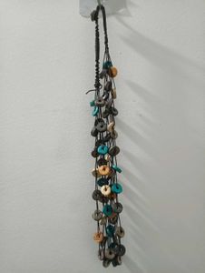 Boho Wooden Bead Necklace