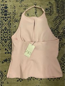 New With Tag Zara Halter Top