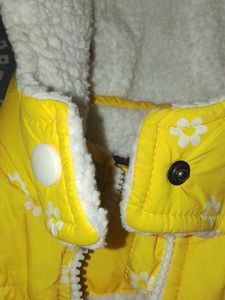 Cute Yellow Kids' Hooded Jacketand sweater