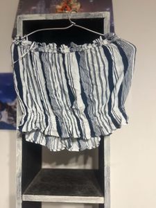 Striped Off-the-Shoulder Top