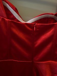 Red Satin Bodycon Mini Dress🔥