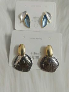 Premium Quality Korean Earings | 2 pairs