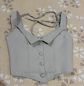 Solid Turn Down Collar Co-ord Set