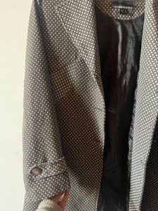 Stylish Patterned Trench Coat