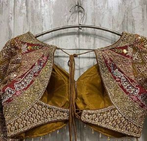 Gorgeous Gold Lehenga Choli With Double Dupatta