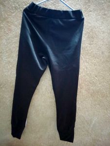 Stylish Black &amp; Silver Joggers