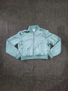 Mint Green Bomber Jacket