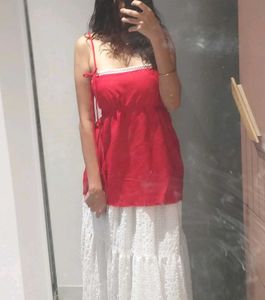 Red cute Bow Top