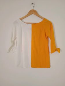 Yellow and white Top (Women)