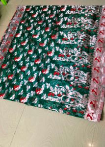 Full Shinning Peacock Design Saree