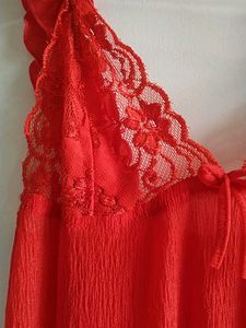 Red Lace Dress/ Nighty