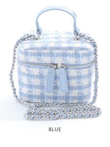 Chic Tweed mini Cube Bag