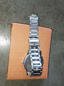 Classic Silver Chain Wristwatch