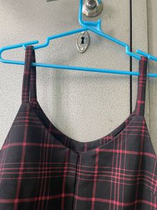 Plaid Crop Tank Top