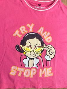 Pink Graphic Tee