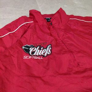 Red Pullover Jacket
