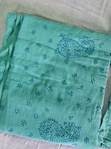 Pure cotton saree with blouse