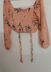 Cute Floral Crop Top
