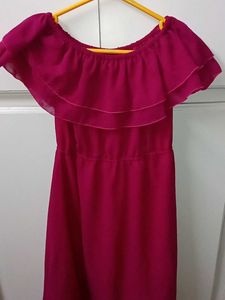 Pink Ruffle Dress