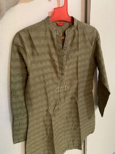 Elegant Olive Green Kurta