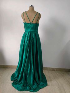 Emerald Green Evening Gown