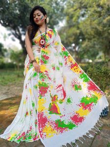 Holi Special Cotton Saree