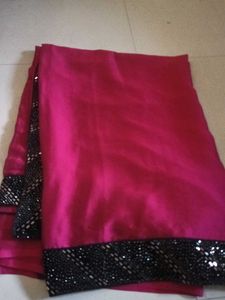 Very Beautiful ❤️ Wine Colour Saree
