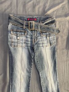 Vintage Belted Jeans