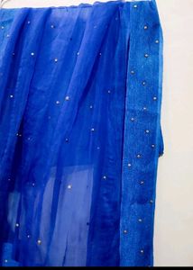Beautiful Blue 🔵 Net Dupatta