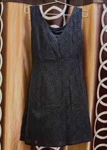 Elegant Black Lace Dress