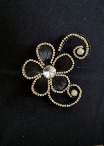 Rhinestone Flower Hair Clip